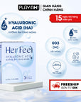 Bao cao su dưỡng ẩm Her Feel HA gấp đôi gel cao cấp