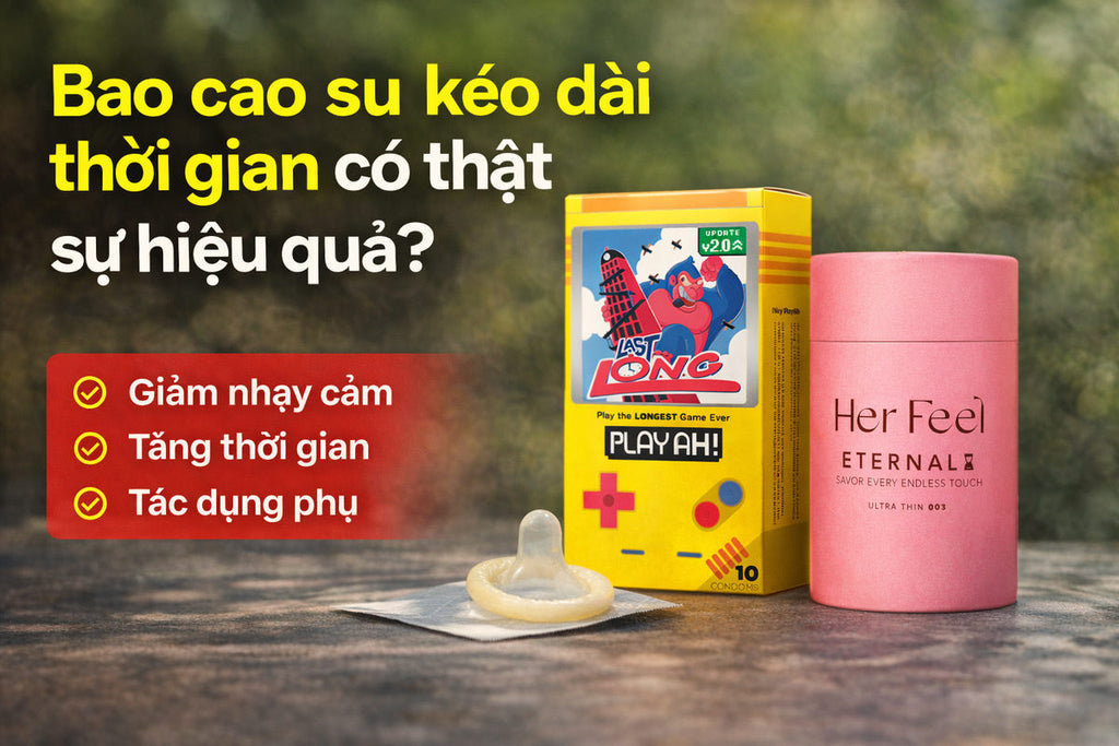 Bao cao su kéo dài thời gian có thật sự hiệu quả? – PlayAh