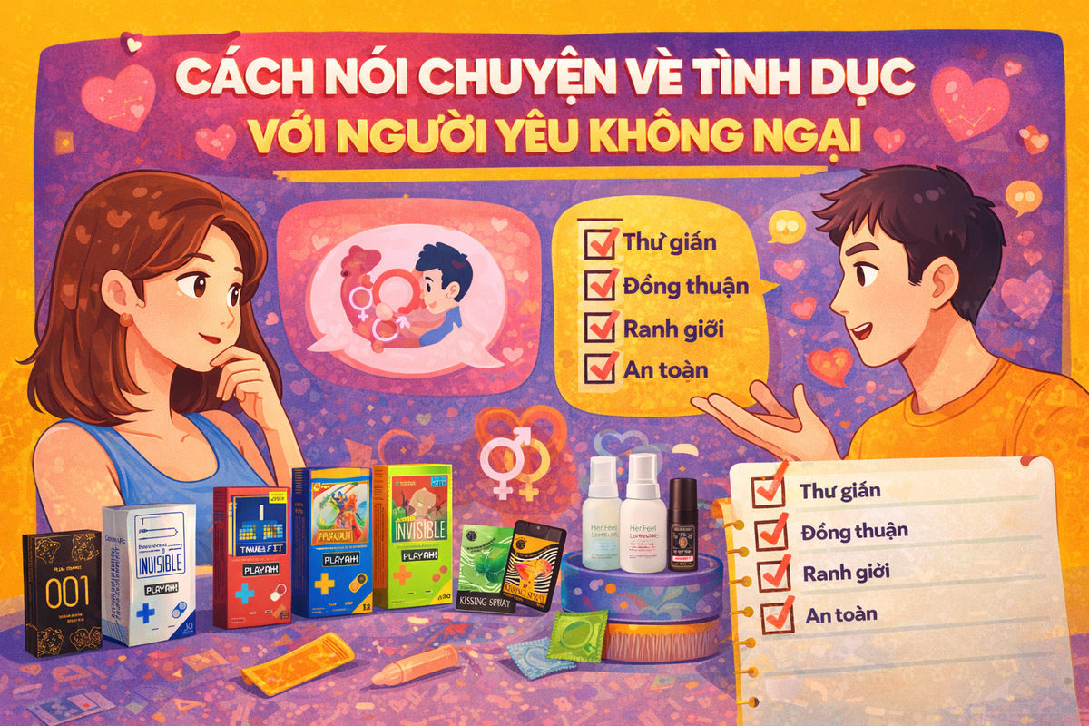 Cách Nói Chuyện Về Tình Dục Với Người Yêu Không Ngại