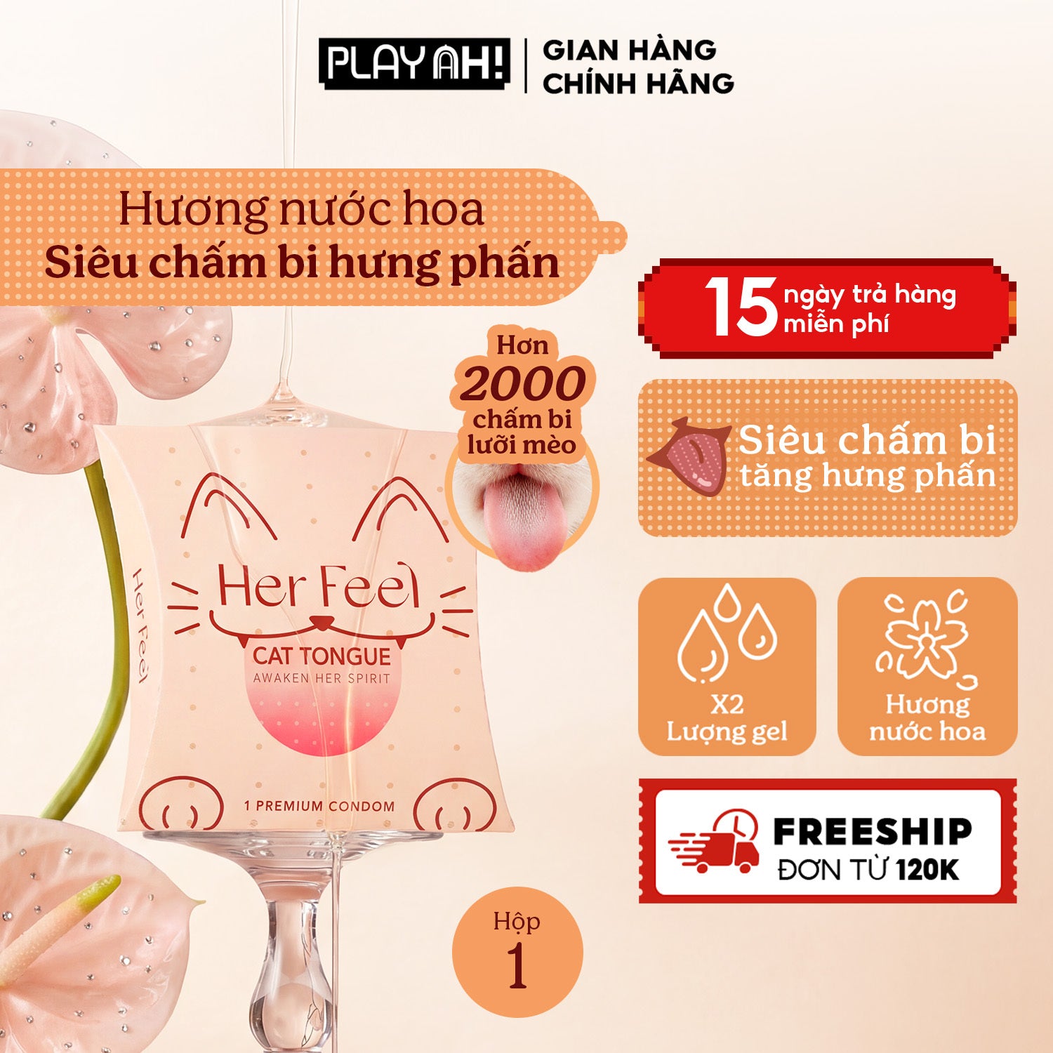 Áo Mưa Her Feel "Guy" Lưỡi Mèo