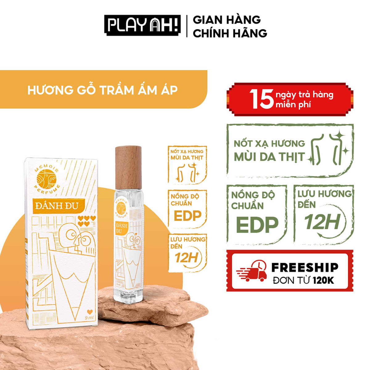 Nước Hoa PlayAh! Memoir Eau De Parfum - Hương Đánh Đu