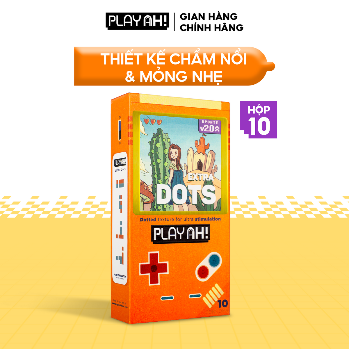 Áo Mưa PlayAh Extra Dots thêm Guy