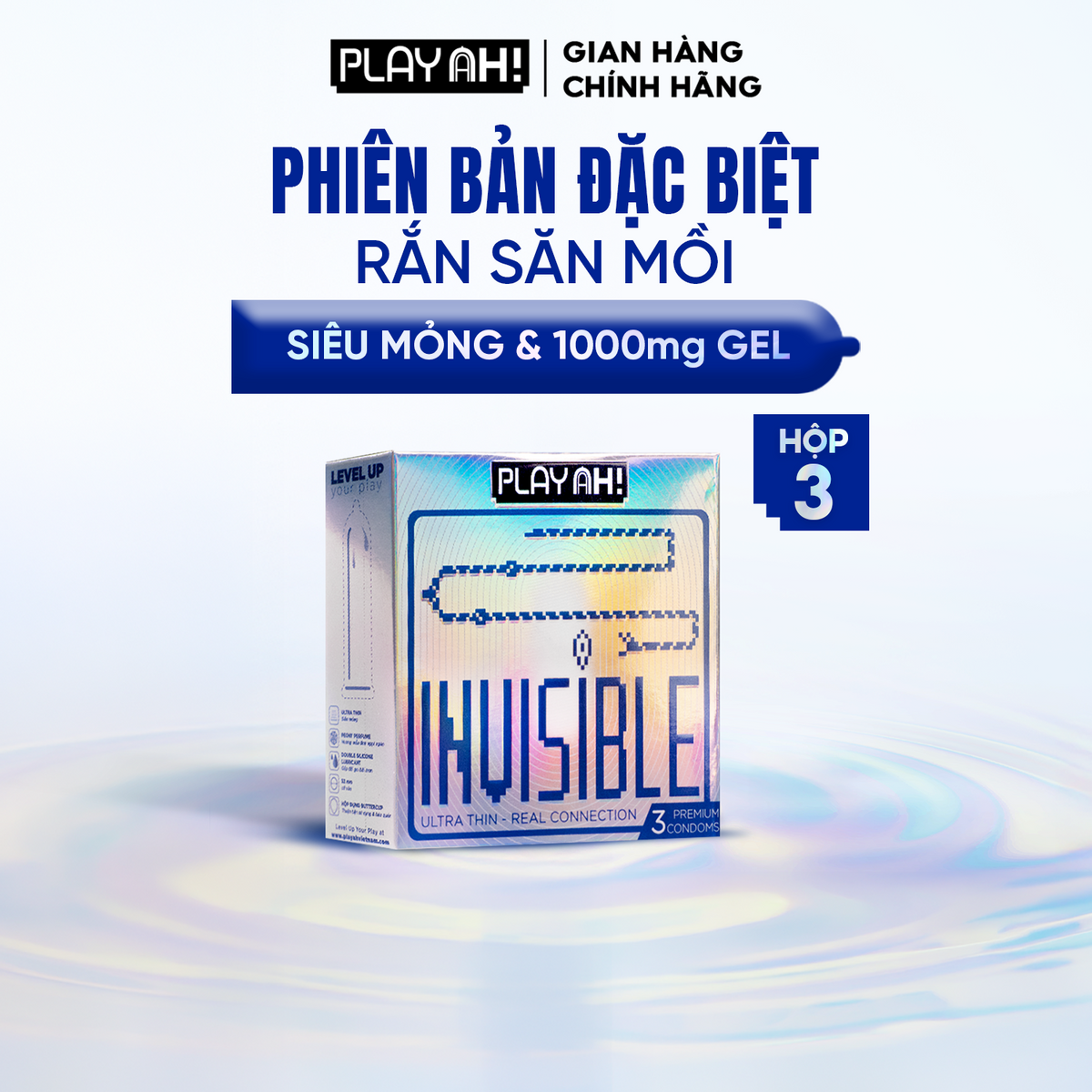 Áo Mưa PLAYAH Rắn Siêu Mỏng Snake Invisible