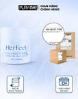 Bao cao su dưỡng ẩm Her Feel HA gấp đôi gel cao cấp