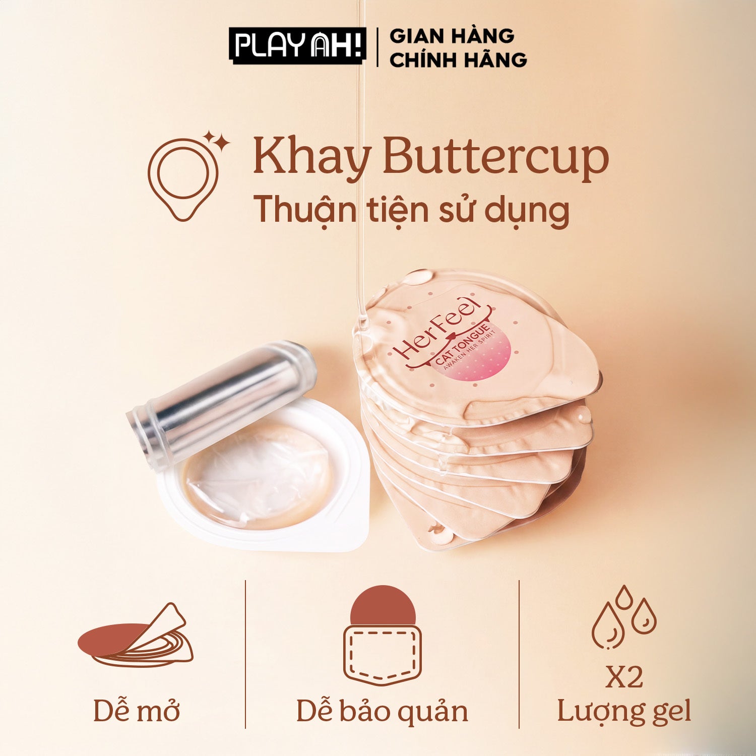 Áo Mưa Her Feel "Guy" Lưỡi Mèo
