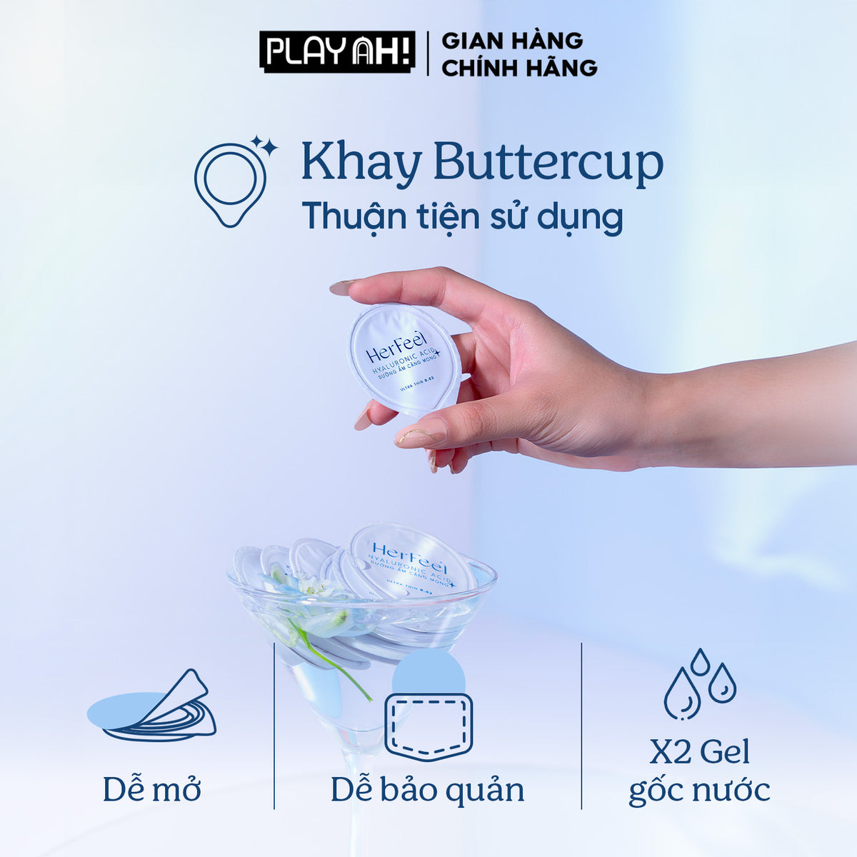 Áo Mưa Dưỡng Ẩm Her Feel HA (52mm)