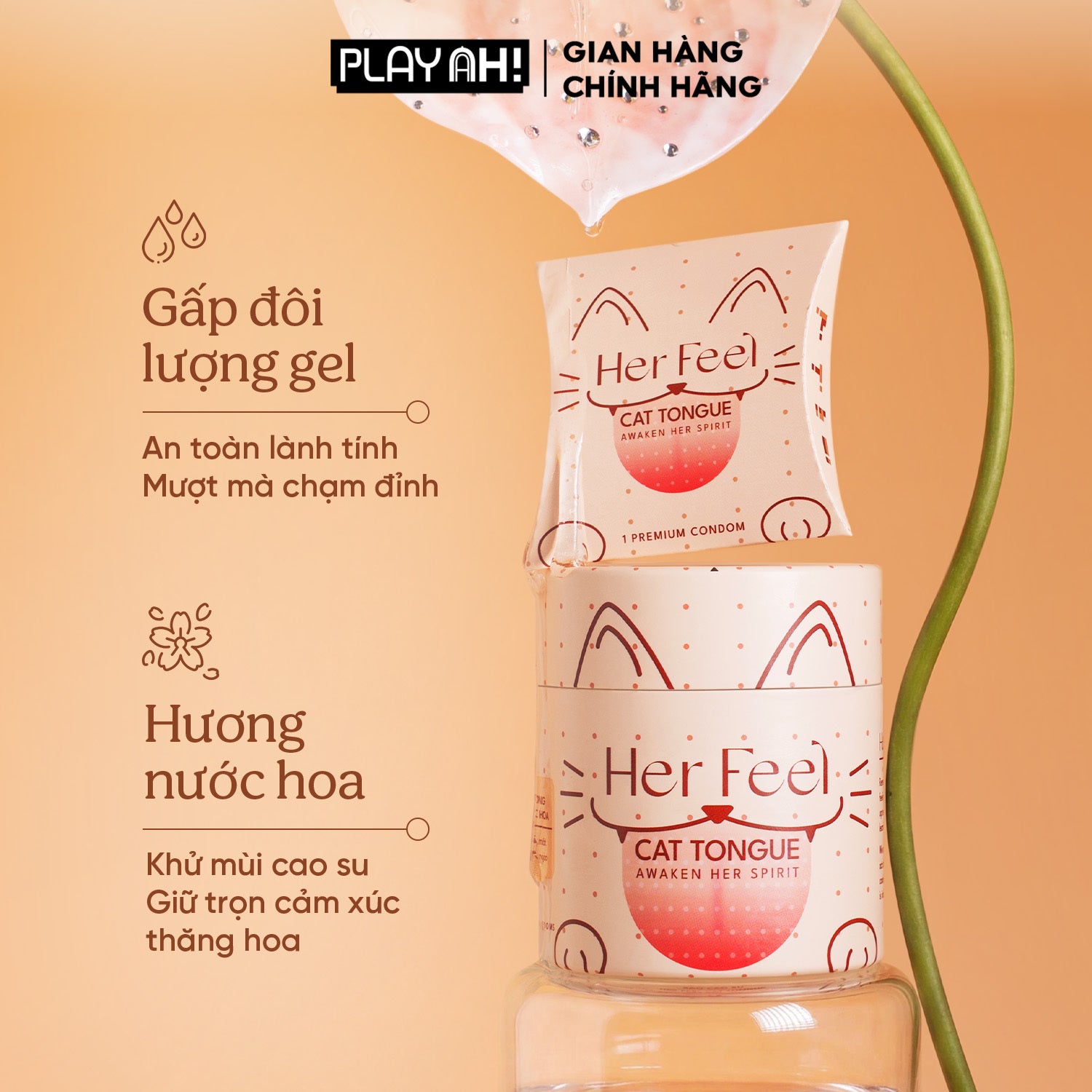 Áo Mưa Her Feel "Guy" Lưỡi Mèo