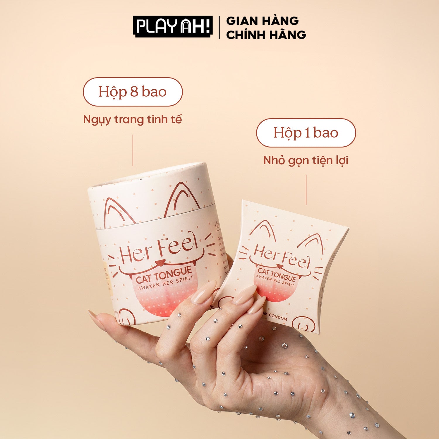 Áo Mưa Her Feel "Guy" Lưỡi Mèo