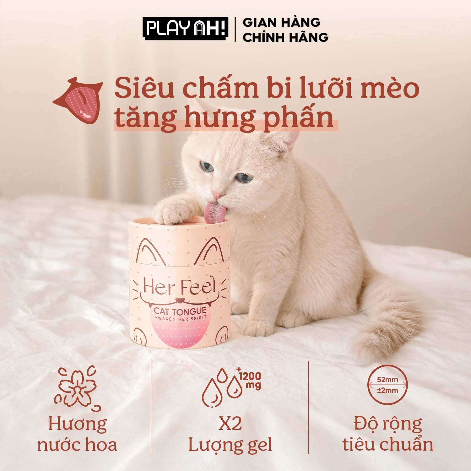Áo Mưa Her Feel "Guy" Lưỡi Mèo