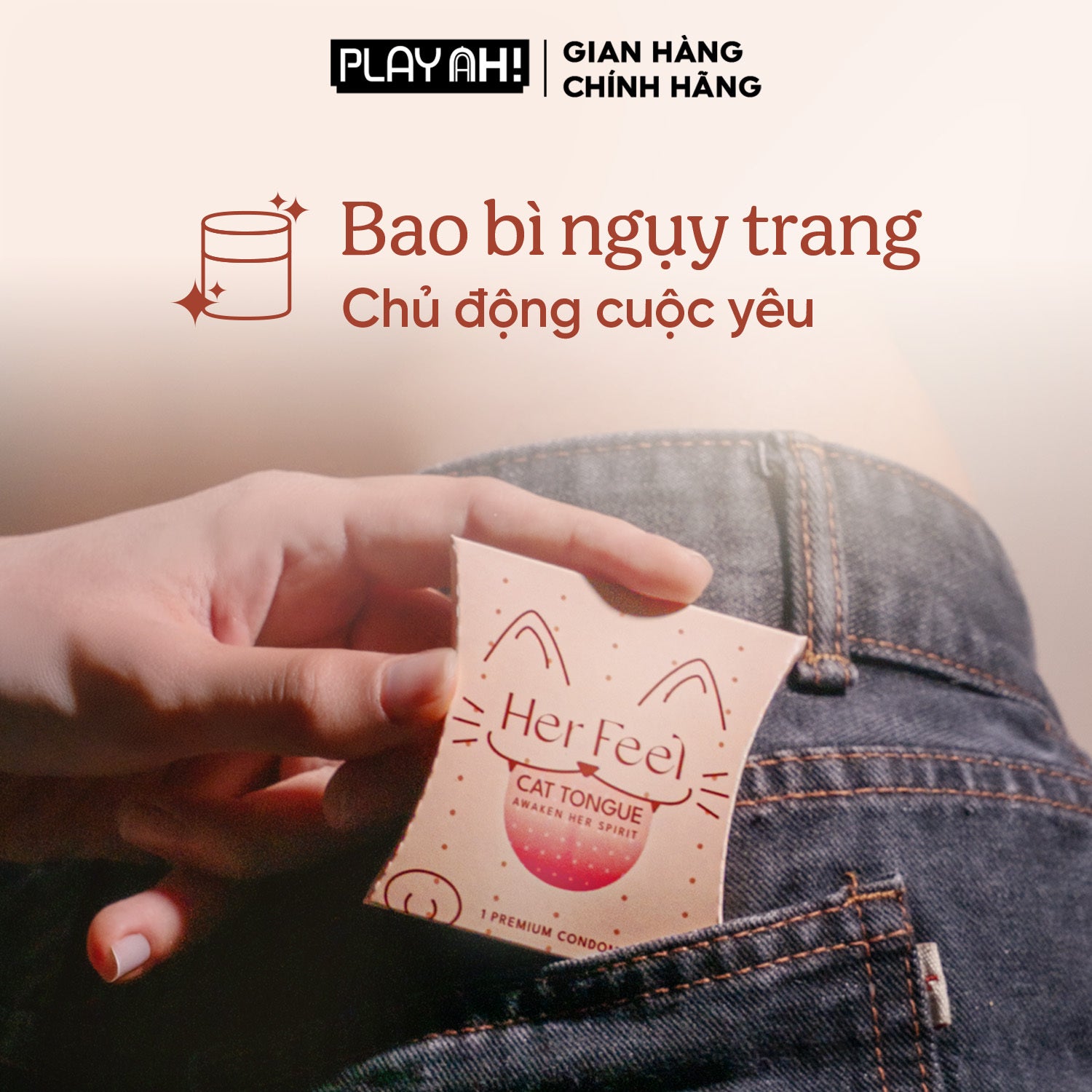 Áo Mưa Her Feel "Guy" Lưỡi Mèo