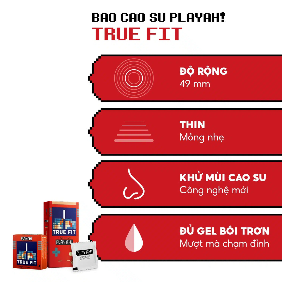 Áo Mưa PlayAh True Fit Ôm Sát size nhỏ vừa vặn