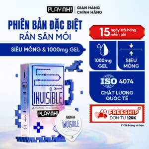 Bao Cao Su PLAYAH Rắn Siêu Mỏng Snake Invisible - Hộp 10 bao