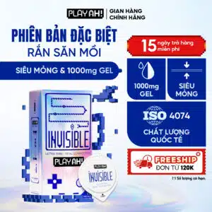 Bao Cao Su PLAYAH Rắn Siêu Mỏng Snake Invisible - Hộp 10 bao