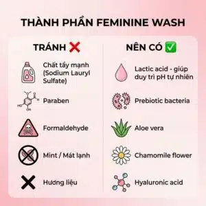 DDVS gây kích ứng? 5 thành phần cần tránh khi chọn dung dịch vệ sinh — Her Feel PlayAh intimate care