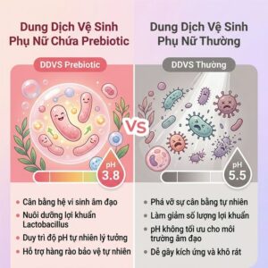 Prebiotic trong DDVS khác gì DDVS thường — Her Feel PlayAh